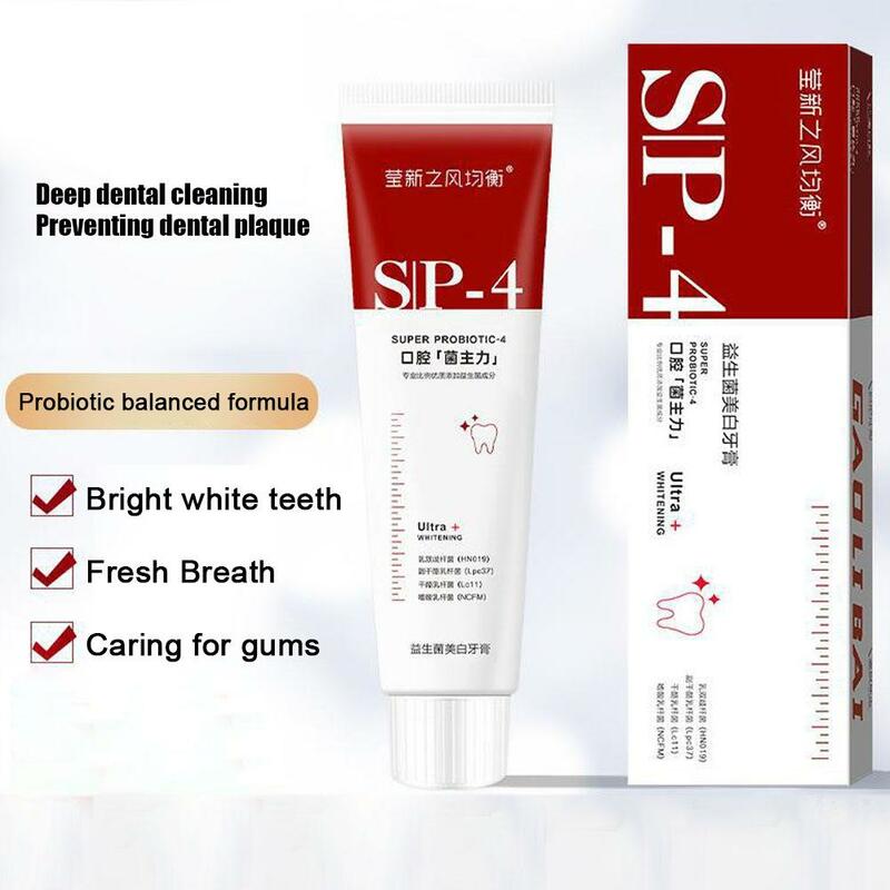 Probiotic Whitening Toothpaste Teeth Bleaching Serum Tooth Decay Repair Removal Plaque Stains Fresh Breath Dental Care Tools