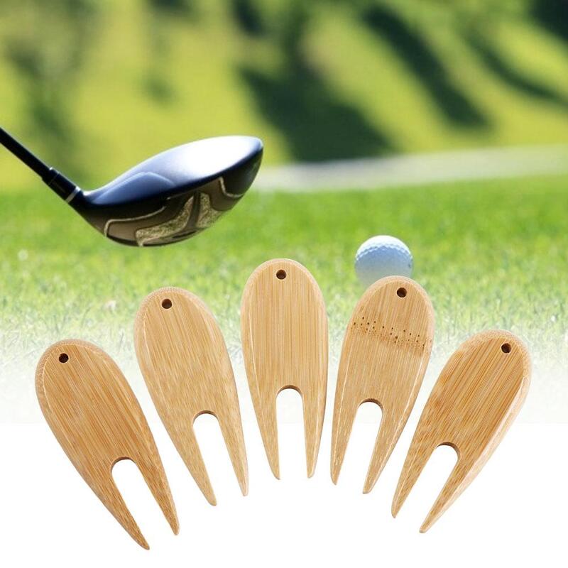 5Pcs Professional Golf Divot Repair Tools Multi-Use Wear Resistant Lightweight Non-Slip Golf Pitch Fork for Men Putting Green