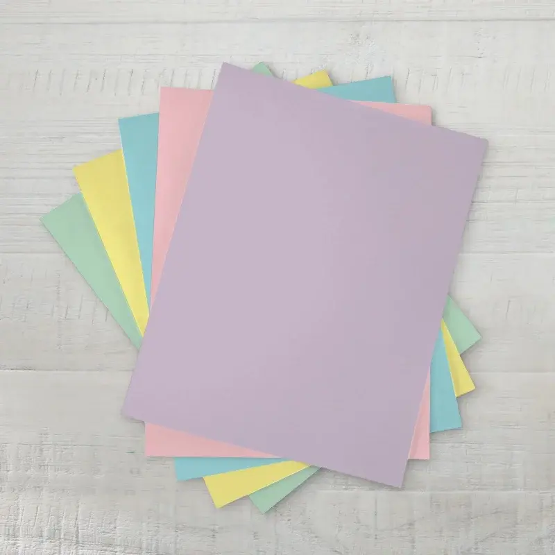 Pióro biegów papier do kopiowania, różne pastelowe, 8.5x11, 20 lb, 600 arkuszy