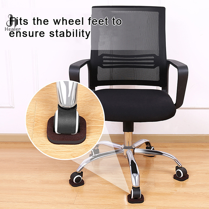Колесико для офисного кресла стопор для мебели, колпачки для мебели, защита для деревянного пола, Антивибрационная подставка, нескользящий коврик для стульев