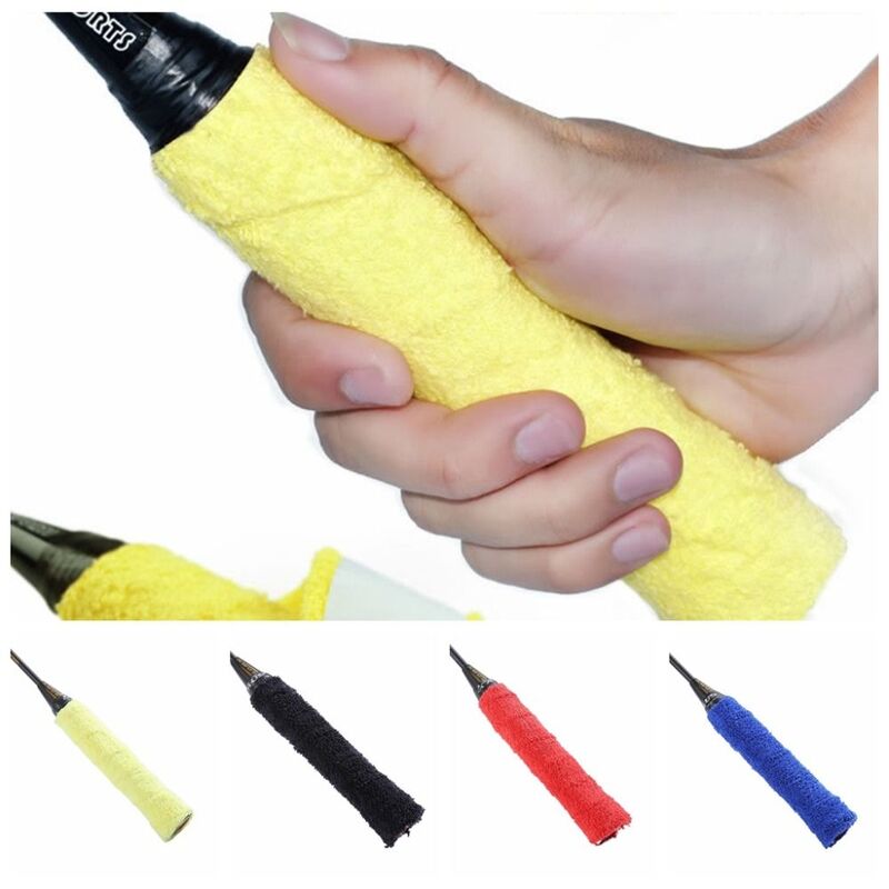 Anti-slip Over Grip Sweatband Sweat-absorbent Soft Fishing Rod Overgrips Breathable Towel Sweat Band Grip Tape Tennis Racket