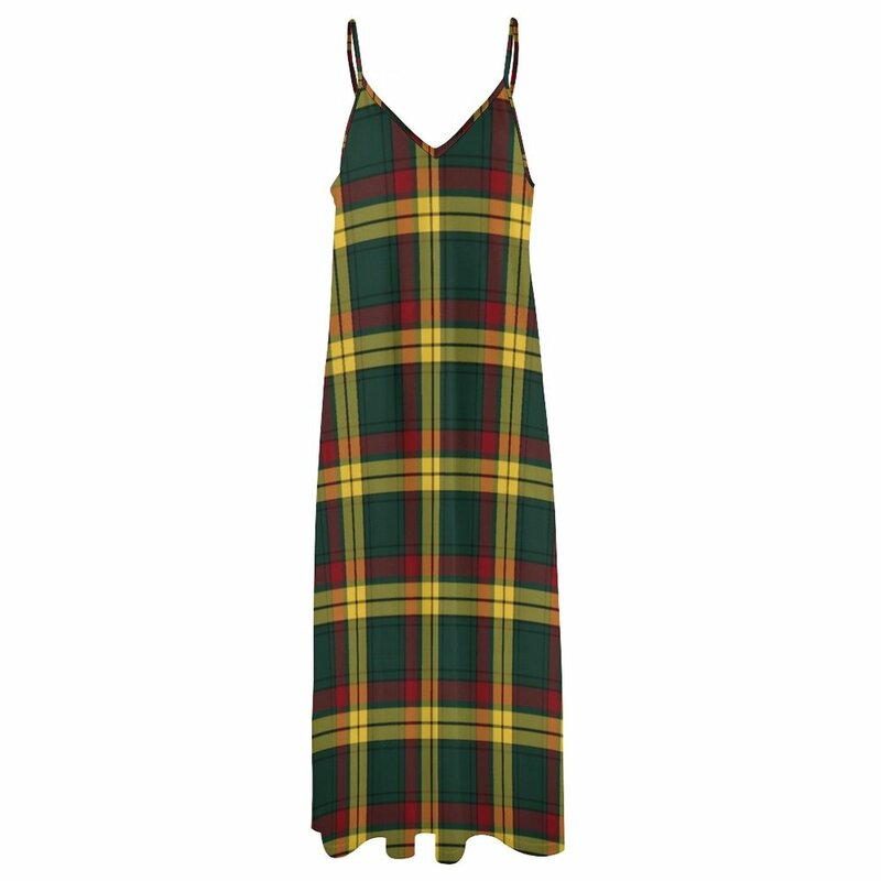 Clan MacMillan tartán vestido de noche sin mangas para mujer, ropa de graduación, ropa de verano, novedad 2024