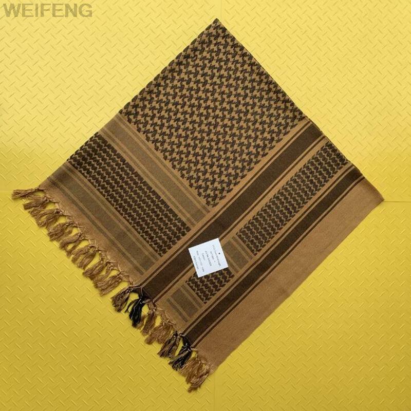 Szalik bawełniany zimowy szal z arabskiego kefija chusta na głowę wiatroszczelny szalik na szyję