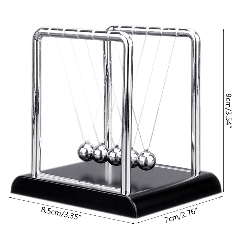 뉴턴의 요람 균형 공 과학 장난감 에너지 절약의 법칙 사무실 스트레스 해소를위한 장난감 상호 작용하는