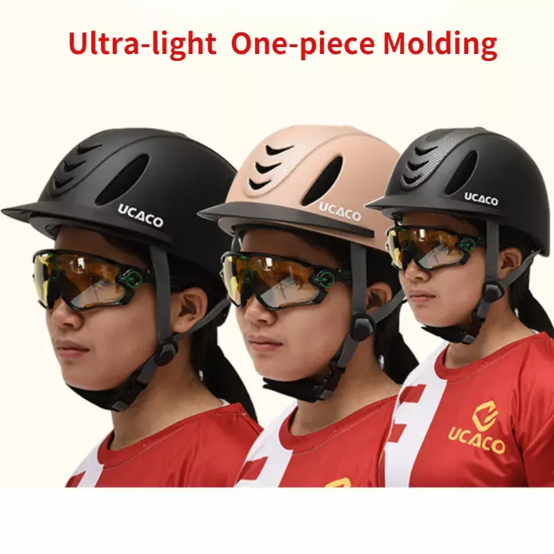 Adjustable 50-61 Equestrian Helmets Summer Ultra Light Adult And Children Breathable Horse Riding Helmet Riding Cap Protectors