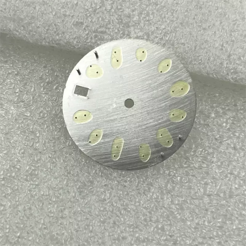 남성용 시계 다이얼, 녹색 발광 시계 페이스, 시계 액세서리 수리 부품, NH35/NH36 무브먼트에 적합, 28.5mm