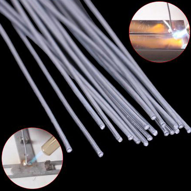 10 buah batang las suhu rendah Solder aluminium batang las kawat tongkat las