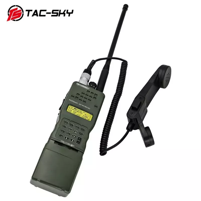TS TAC-SKY n/prc 152 152A Harris กล่องเสมือน walkie-talkie โมเดล + H250ลำโพงพกพา micropho 6 PIN PTT