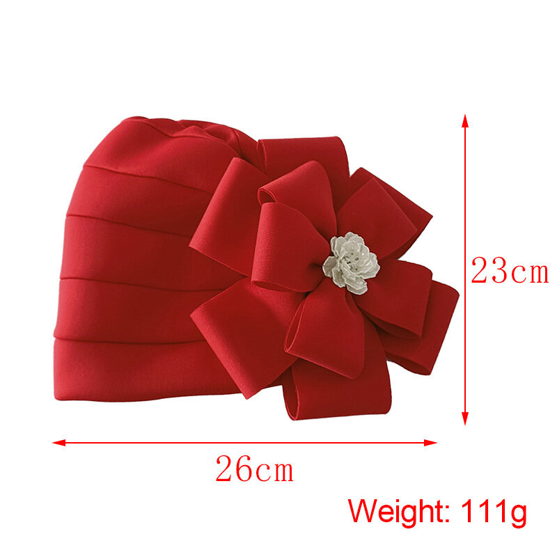 2023 Fashion Style African Women Solid Color Headtie African Headtie African Caps