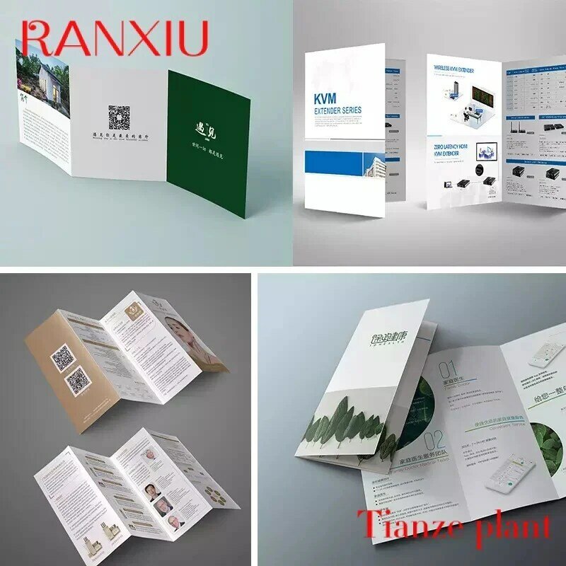 Пользовательская Коммерческая брошюра с красивой и красивой печатью/брошюра с новым дизайном и плакат