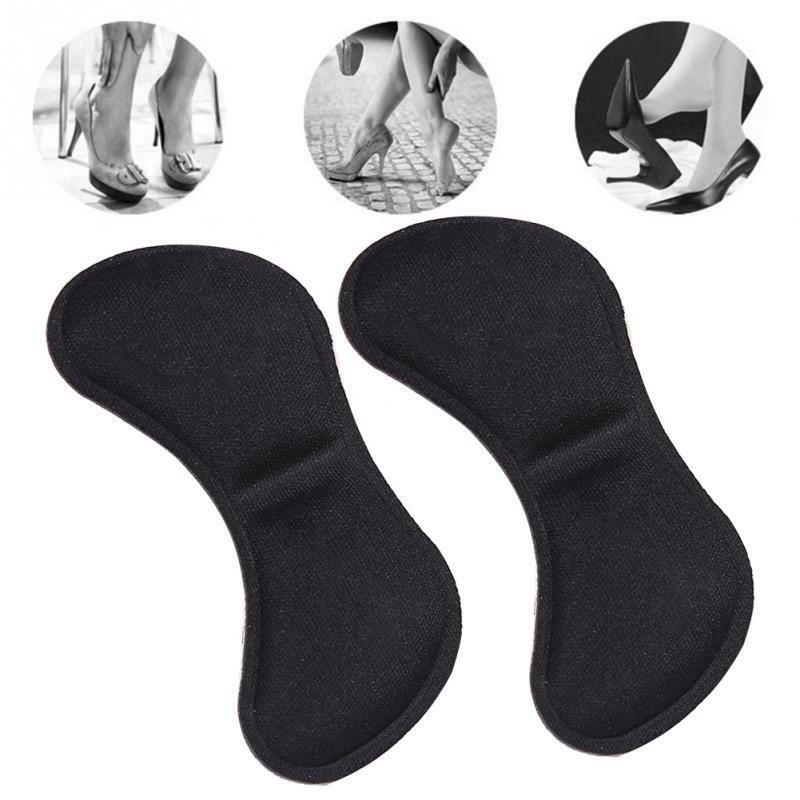 10/1Pairs Women's Heel Insoles Patch Anti-wear Cushion Pads High Heel Feet Care Adjust Sizing Sponge Adhesive Back Stickers