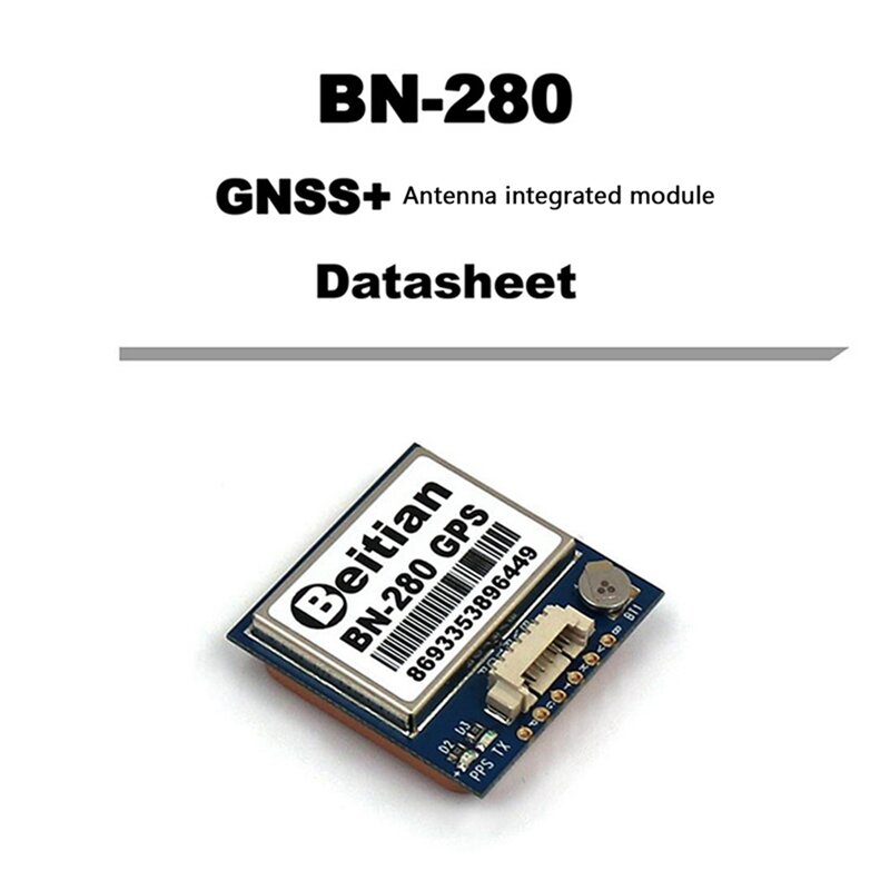 GPS 모듈 BN280 GPS + GLONASS BeiDou 5V TTL 레벨, RC 장거리 FPV 레이싱 드론 비행기용