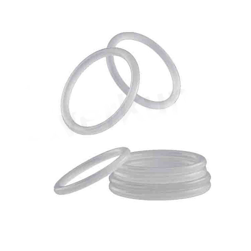 50 Stuks Nitril Siliconen Rubber O-Ring Od 3-16Mm Witte Afdichtingsring Hittebestendige Food Grade Kraan Wasmachine Kachel Platte Pakking CS1-3mm