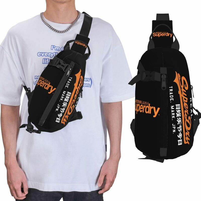 Harajuku Hiphop Style Letter Crossbody Sling Bags Fashion Luxury Chest Bag spalla Daypack per l'escursionismo borsa da campeggio all'aperto