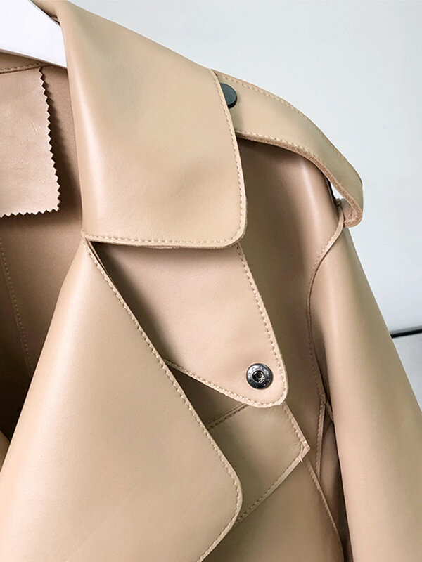 FTLZZ-Chaqueta de piel sintética para mujer, abrigo corto de piel sintética suave, con un botón, elegante, para primavera y otoño