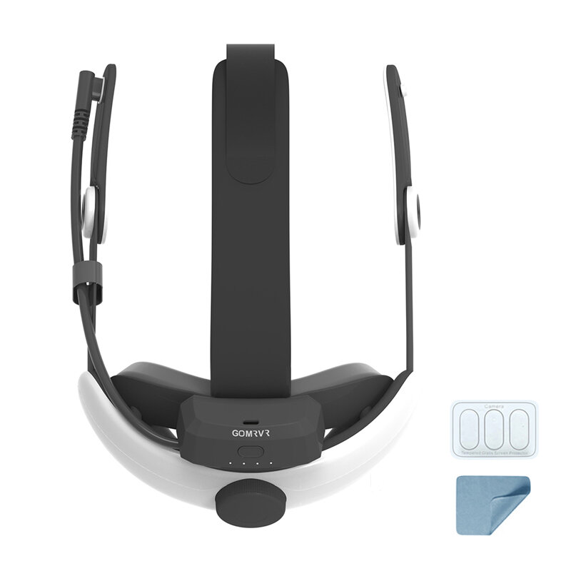 Gomrvr Schnell lade batterie Kopfgurt für Meta Quest 3 Elite Kopfgurt Alternative Kopfgurt für Oculus Quest 3 Zubehör