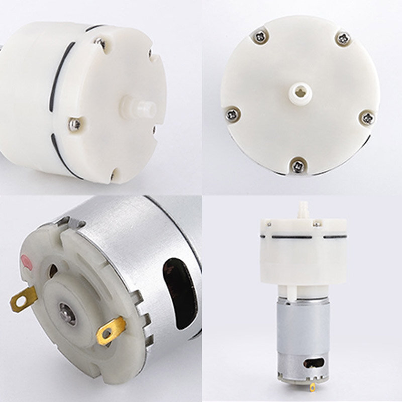 Micro bomba de vacío de presión negativa silenciosa, dispositivo de aireación de pecera, dispositivo médico de bajo ruido, DC12V, 10W, 1 unidad
