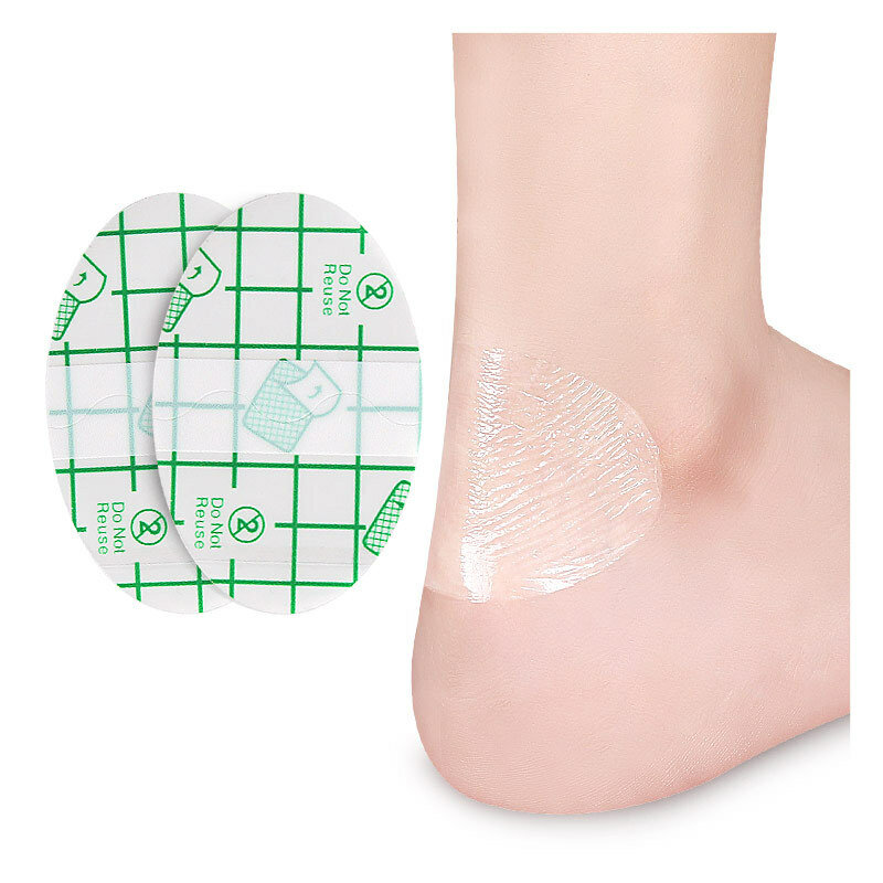 Protector de talón para el cuidado de los pies, parche Invisible impermeable, antifricción, herramienta para el cuidado de los pies, accesorios médicos, 20 Uds.