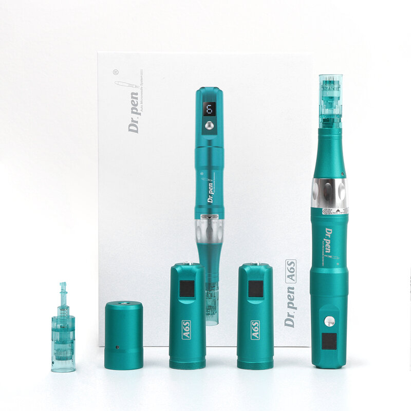Dr. Pen-pluma Derma eléctrica A6/A6S, herramienta para el cuidado de la piel, máquina de microagujas, eliminación de arrugas, rejuvenecimiento, maquillaje, tatuaje, dispositivo de agujas