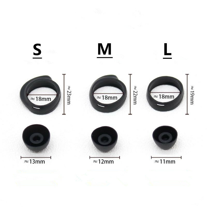 Silicone Substituição Ear Hooks Kit para Samsung Galaxy Buds Além disso, fone de ouvido Ear Gels Dicas, Heaphone SM-R170