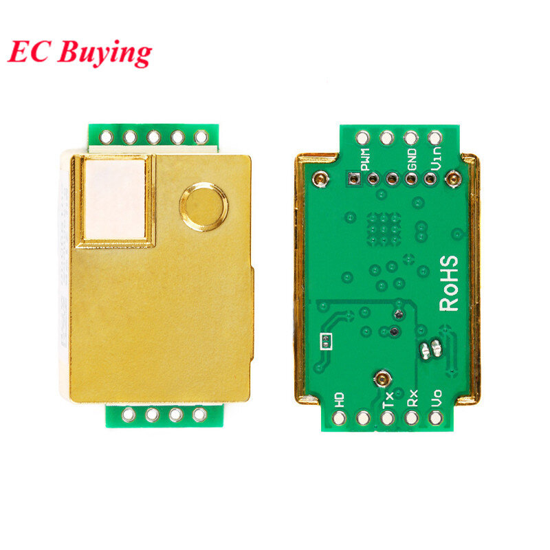 Módulo de Sensor de CO2 infrarrojo MH-Z19, Sensor de Gas de dióxido de carbono para Monitor de CO2 0-5000ppm 400-5000ppm MH Z19B NDIR