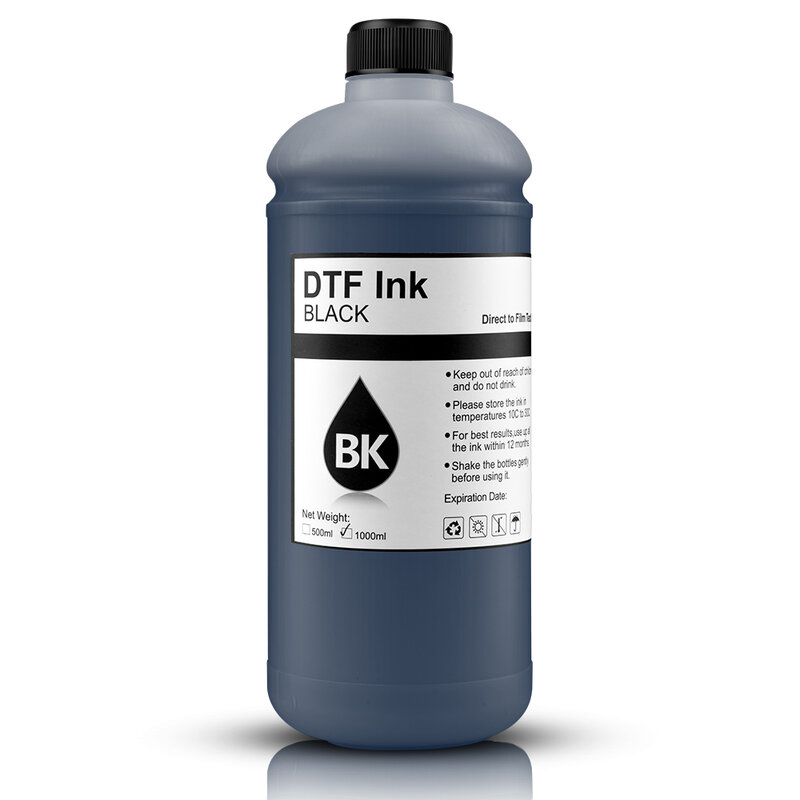1000ML DTF ink for direct transfer film for PET film all desktop & large format DTF printer BK C M Y WH color availble