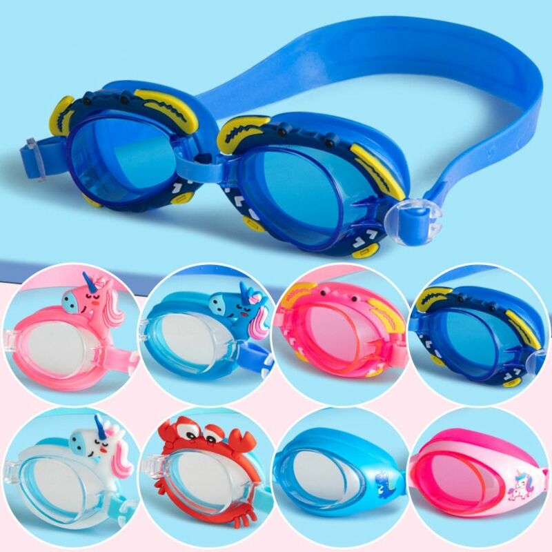 Antifog Zwembril Nuttig Cartoon Waterdichte Kinderbril Elastische Zwembrillen Kinderen Jongens Meisjes