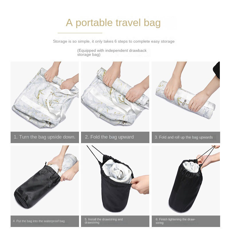 Nuova borsa da viaggio femminile Oxford borsa a tracolla portatile per Yoga separata di grande capacità