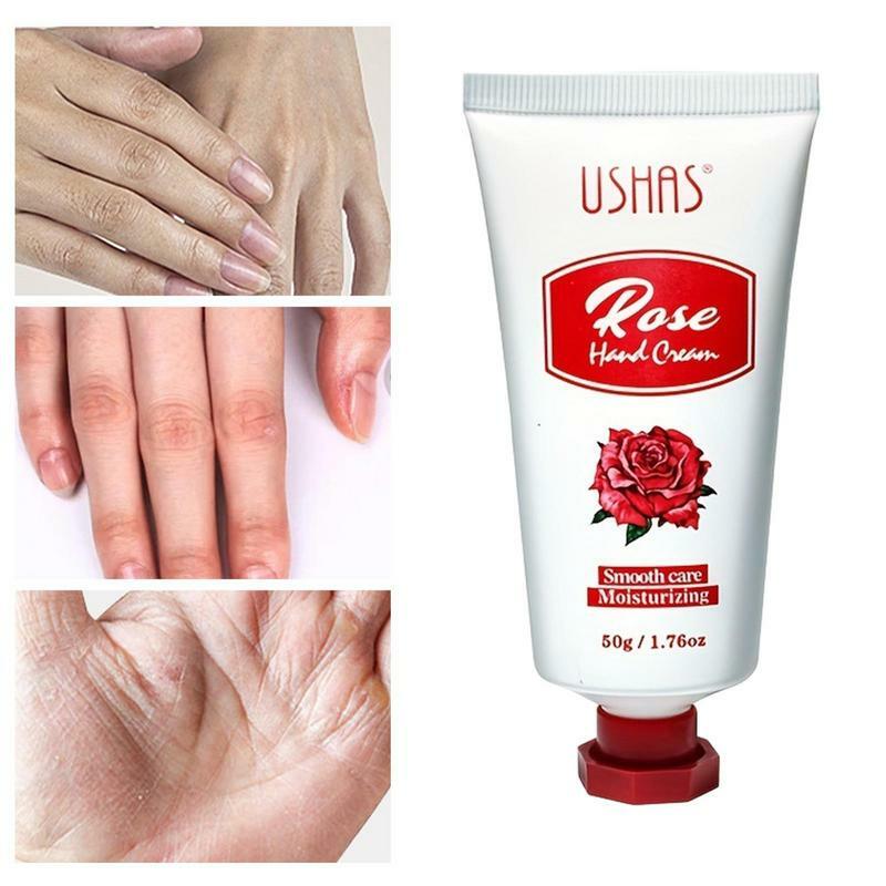 50ml krem do rąk nawilżający suchy przenośny produkty do pielęgnacji skóry różany krem do rąk jesienna i zimowa pielęgnacja skóry