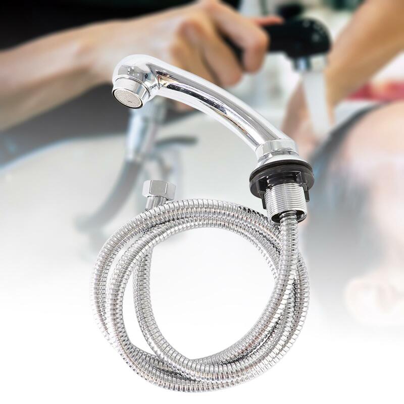 Shampoo Bow Sink Basin Faucet Sprayer with Hose Pipe Handheld for Babershop