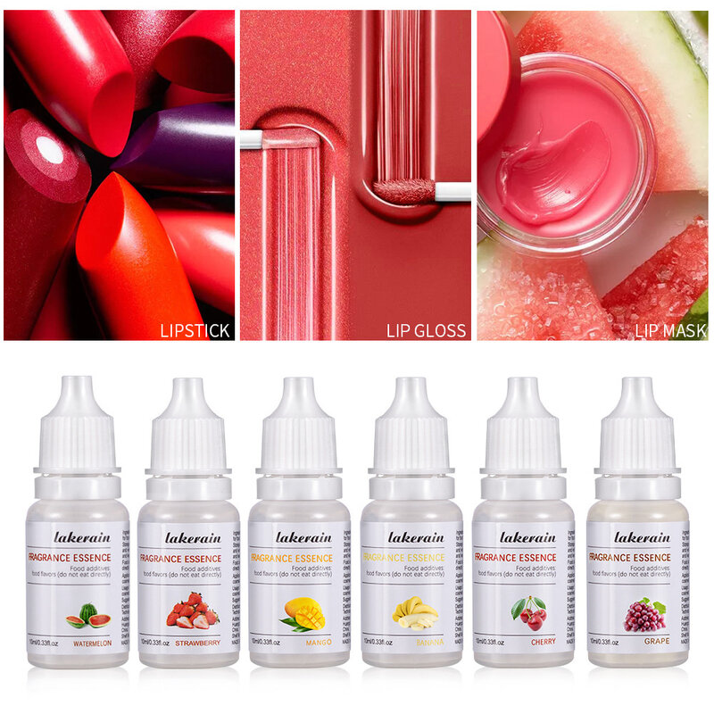 DIY 수제 립글로스 립스틱 리퀴드 향수 세트, 24 가지 향, 특수 향수 화장품 원료