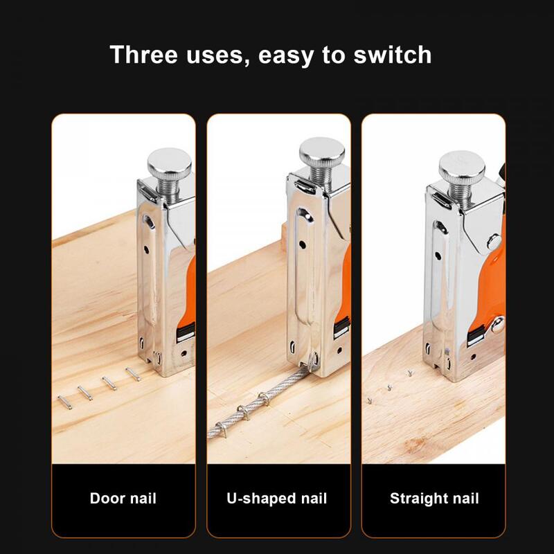 3 In 1 Manual Nail Gun Air Nailing Handguard Safety with Nail Puller for Crafts Woodworking Decorative Diy