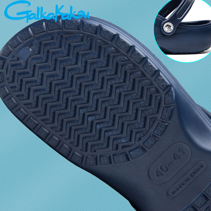 2023 męskie antypoślizgowe sandały z buty rybackie dziurami letnie damskie lekkie halowe miłośnicy EVA duże sandały plażowe kapcie