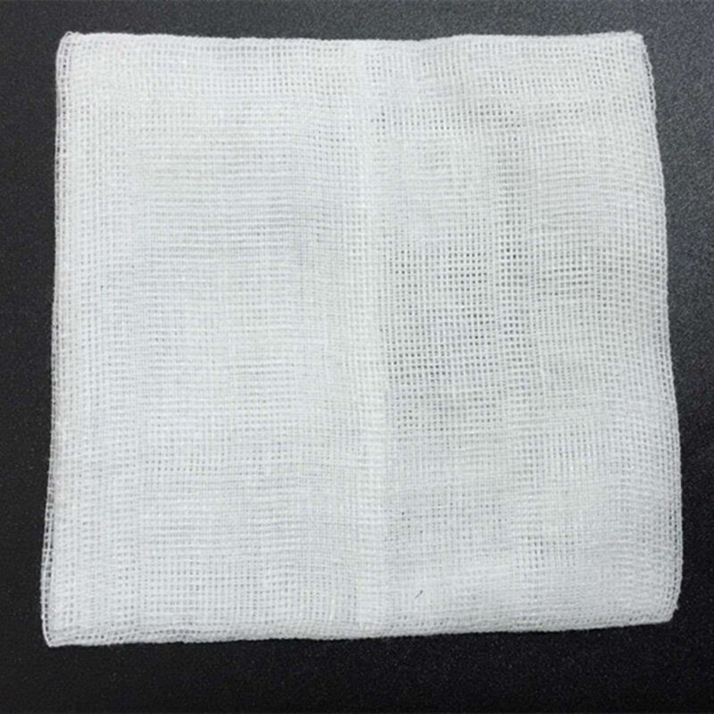 Gasa de algodón absorbente para vendaje quirúrgico, bloque de gasa desengrasada de 8 capas, 6x8cm/8x10cm, 100 piezas