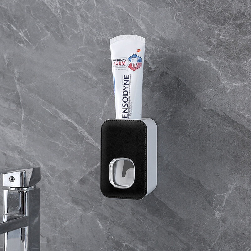 Dispenser di dentifricio a parete automatico spremiagrumi accessori per il bagno porta dentifricio Rack