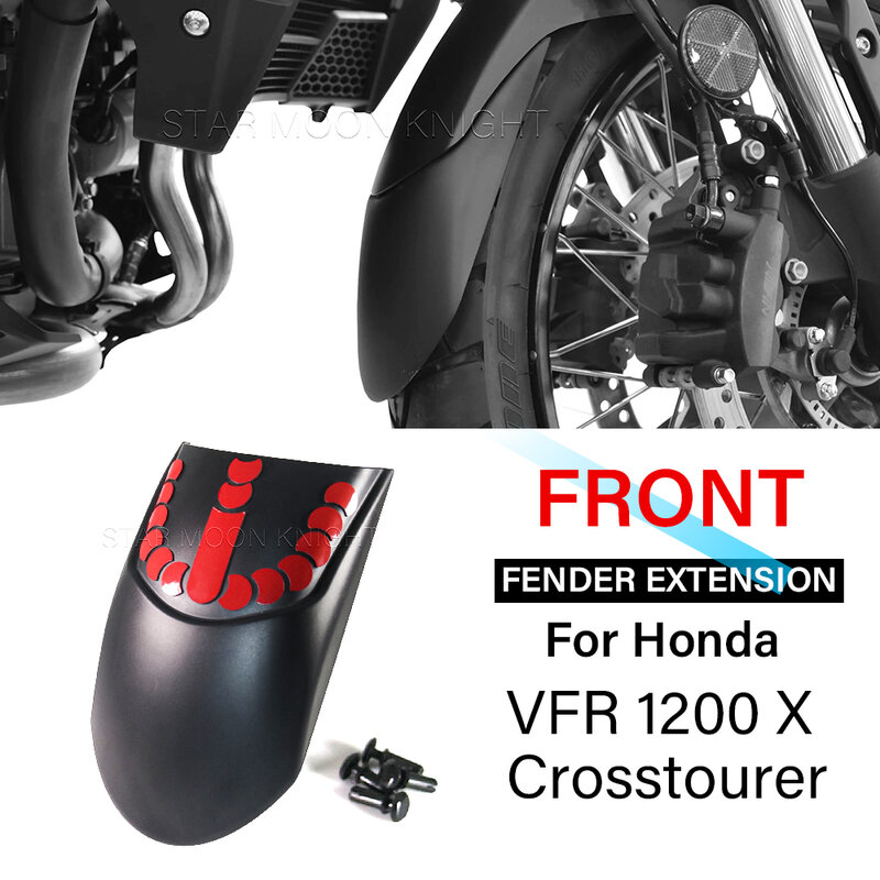 Удлинитель крыла для Honda VFR 1200 X Crosstourer VFR1200X VFR 1200X Crosstourer 2012-переднее крыло мотоцикла Hugger брызговик