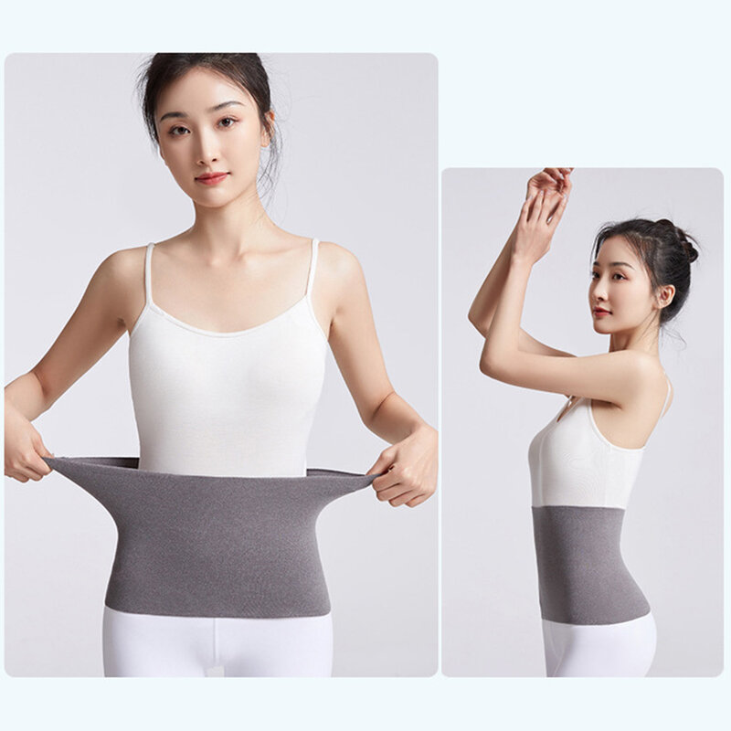 Winter Warm Thermal Waist Support Unisex Elastic Cotton Cloth addome Back Pressure Warmer Inner Wear Belly Protector 2023 nuovo