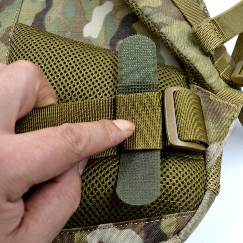 Tactical Molle 5pcs/pack Cable Ties Cinch Strap Webbing Tidy Organizer Fix Hook Loop Grip Wrapping Cord Reusable Restraints