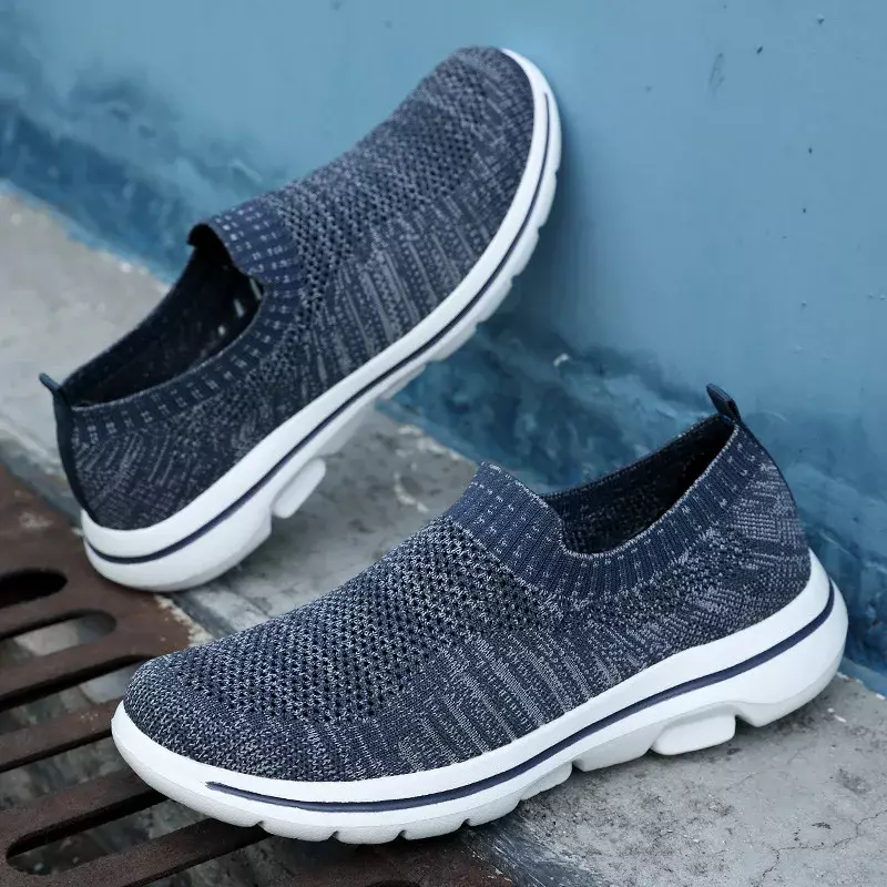 Men's Shoes Comfortable Lightweight Non-Slip Breathable Upper-Wrapping Shoes Casual Versatile Outdoor Walking Sneaker Tenis