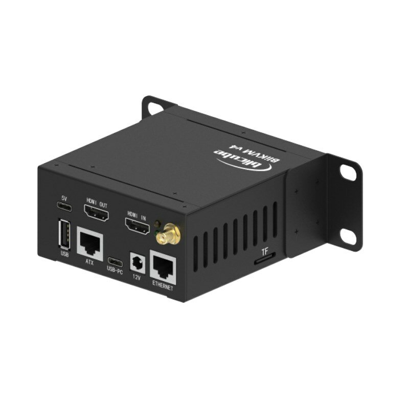 Klikvm V4 Allwinner H616 Soc KVM Over IP PoE HDMI comaptible Video Loop melalui PiKVM RTC pengambilan Video untuk Server jarak jauh