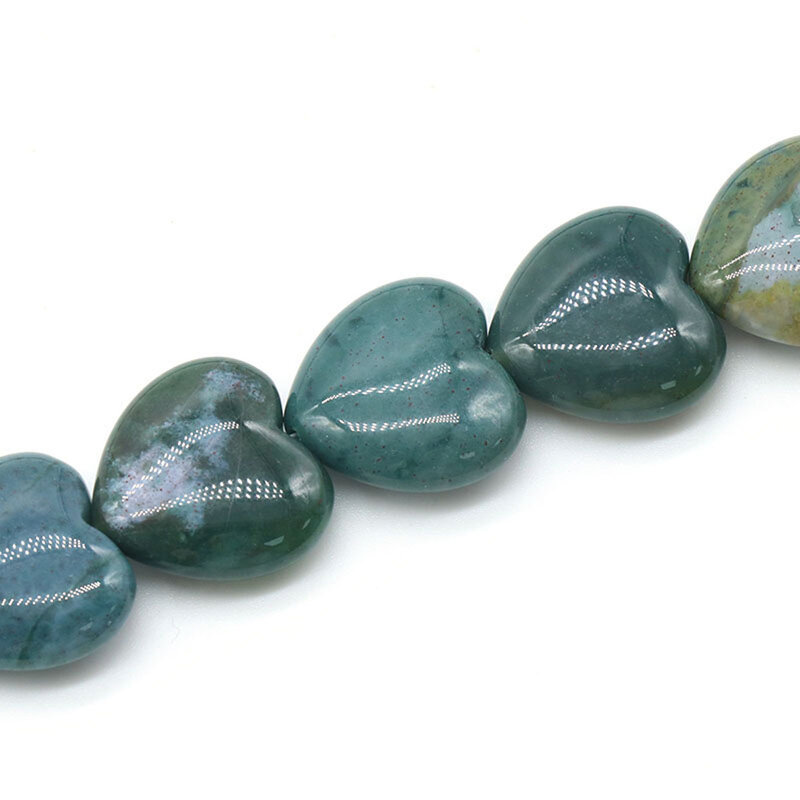 Perles en pierre naturelle en forme de coeur pour femme, turquoise, opale, perle spatiale, bijoux de bricolage, collier, bracelet, accessoires de direction