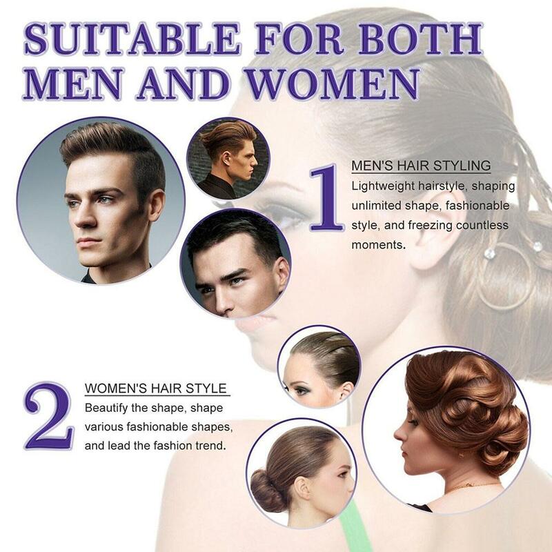 Bastão de cera de cabelo para homens e mulheres, evitar o frizz quebrado, artefato, creme em gel, estilo, fixo, fofo, crianças