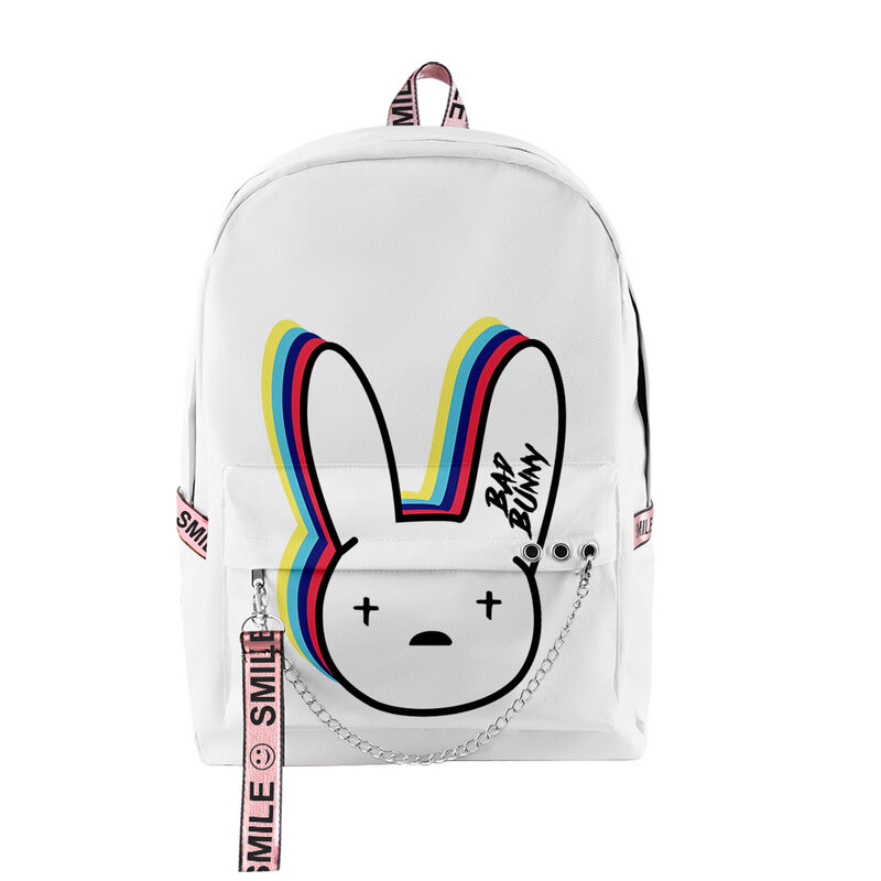 Kreatywny zły króliczek chłopcy dziewczęcy Schoollbag Oxford wodoodporny plecak na laptopa tornistry dla uczniów plecak podróżny