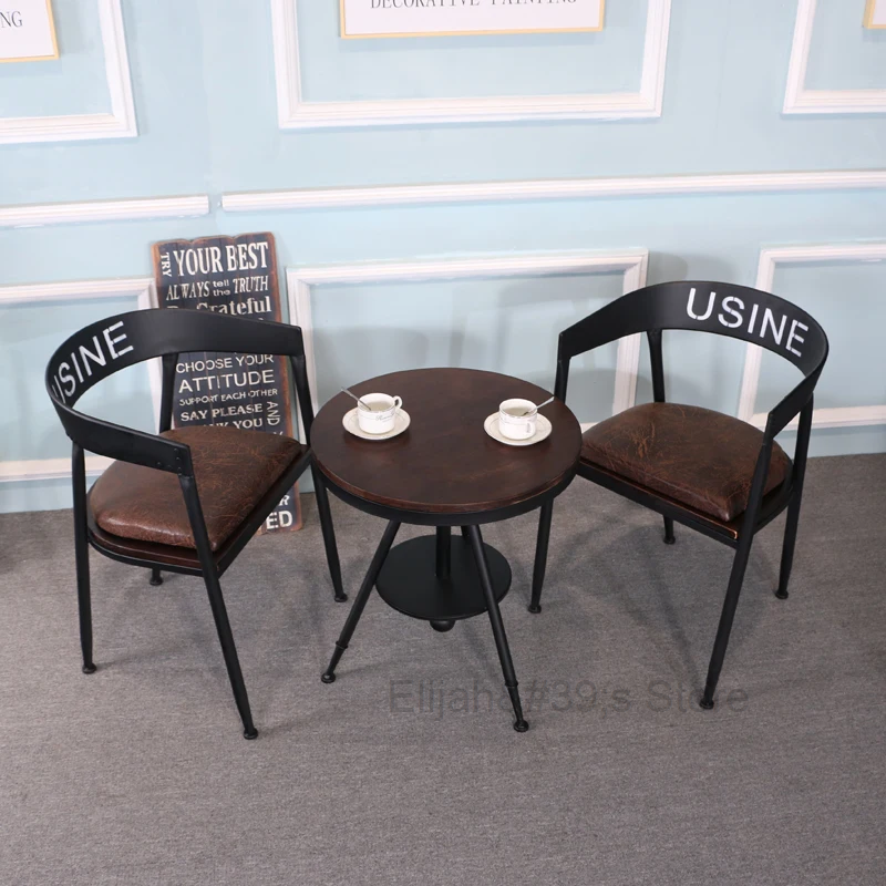 โต๊ะกาแฟกลมสำหรับร้านอาหารห้องนั่งเล่นสีดำโต๊ะกาแฟสไตล์นอร์ดิกหรูหราเฟอร์นิเจอร์โรงแรมสไตล์หรูหรา