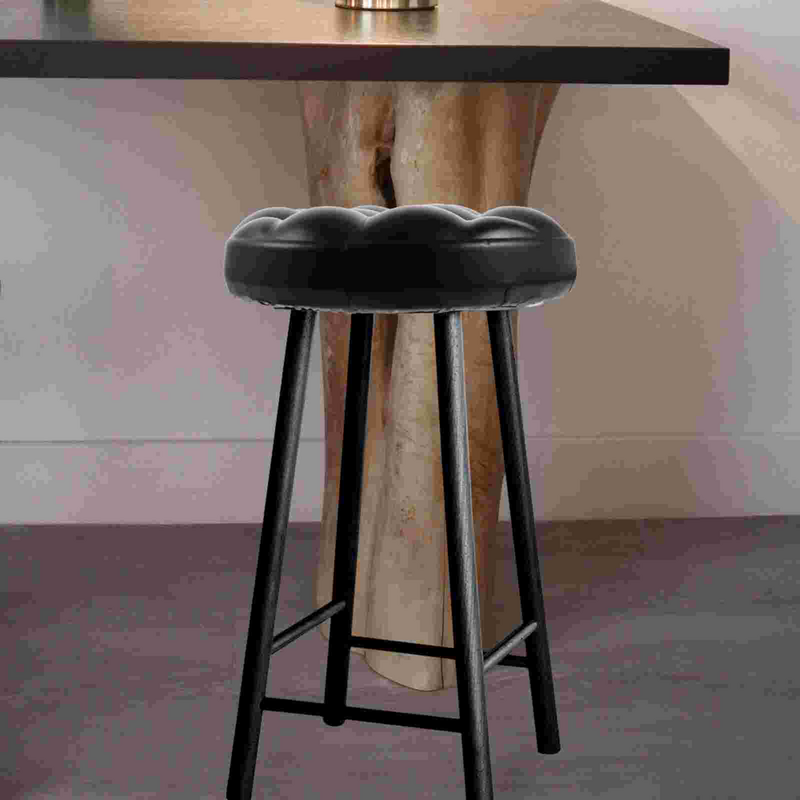 Okrągłe krzesło Wymienne siedzisko Wodoodporne blaty Duża powierzchnia ławki Krzesła Stołek Pu Poduszka barowa