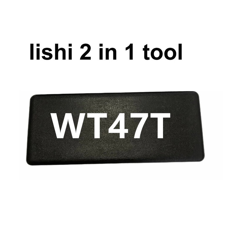Lishi 2 em 1 Auto Serralheiro Ferramentas, WT47T
