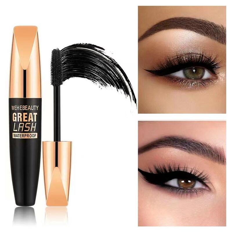 3D Fiber Mascara Long Black Lash Eyelash Extension Waterproof Eye Makeup Extension Eyelash 3D Silk fiber lash mascara rimel