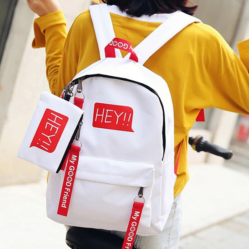 Повседневный простой рюкзак Универсальный студенческий рюкзак для кампуса