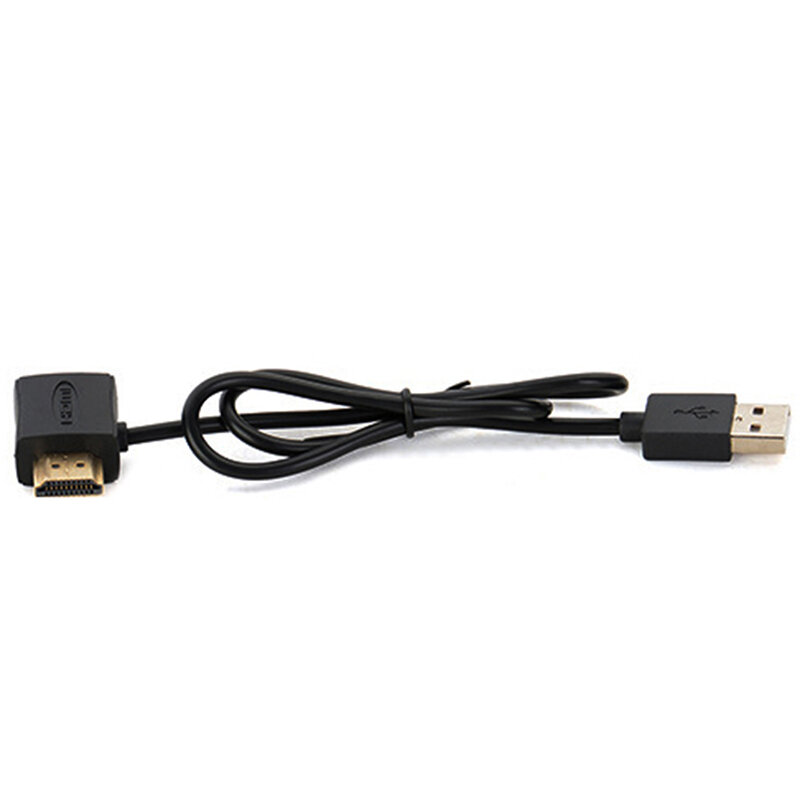 50cm USB 2.0 HDMIオス-メスアダプター拡張電源コネクタケーブル