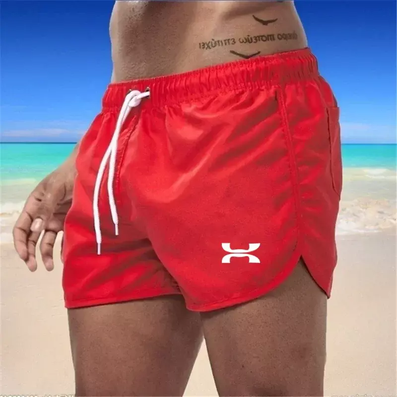 Maillots de bain colorés pour hommes, shorts de plage, vêtements de planche sexy, pantalons de surf, maillots de bain d'été